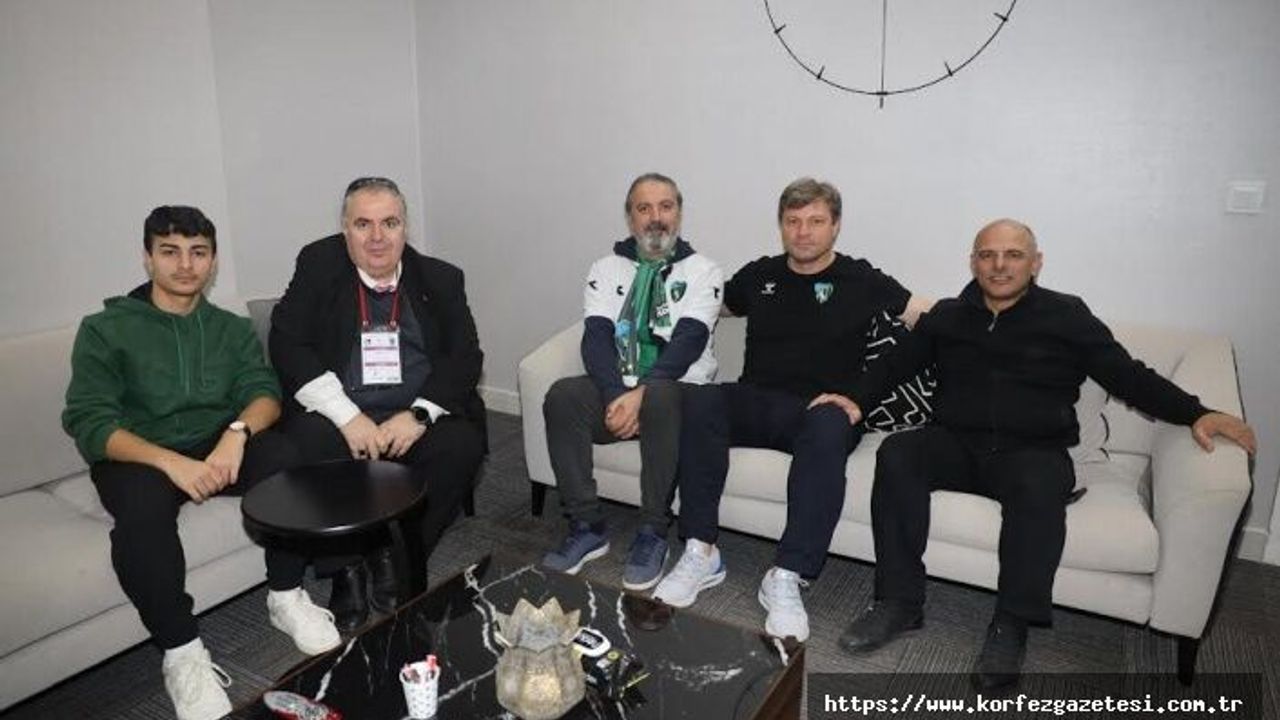 Kocaelispor Başkan Söğüt'ü Brunga Tesisleri'nde Karşıladı