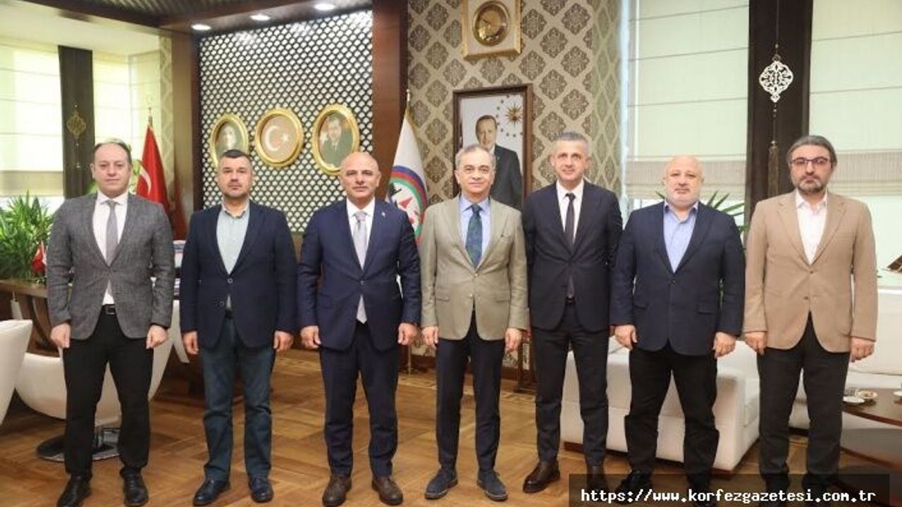 Kocaeli Büyükşehir Belediyesi Genel Sekreteri, Başkan Şener Söğüt'ü Ziyaret Etti