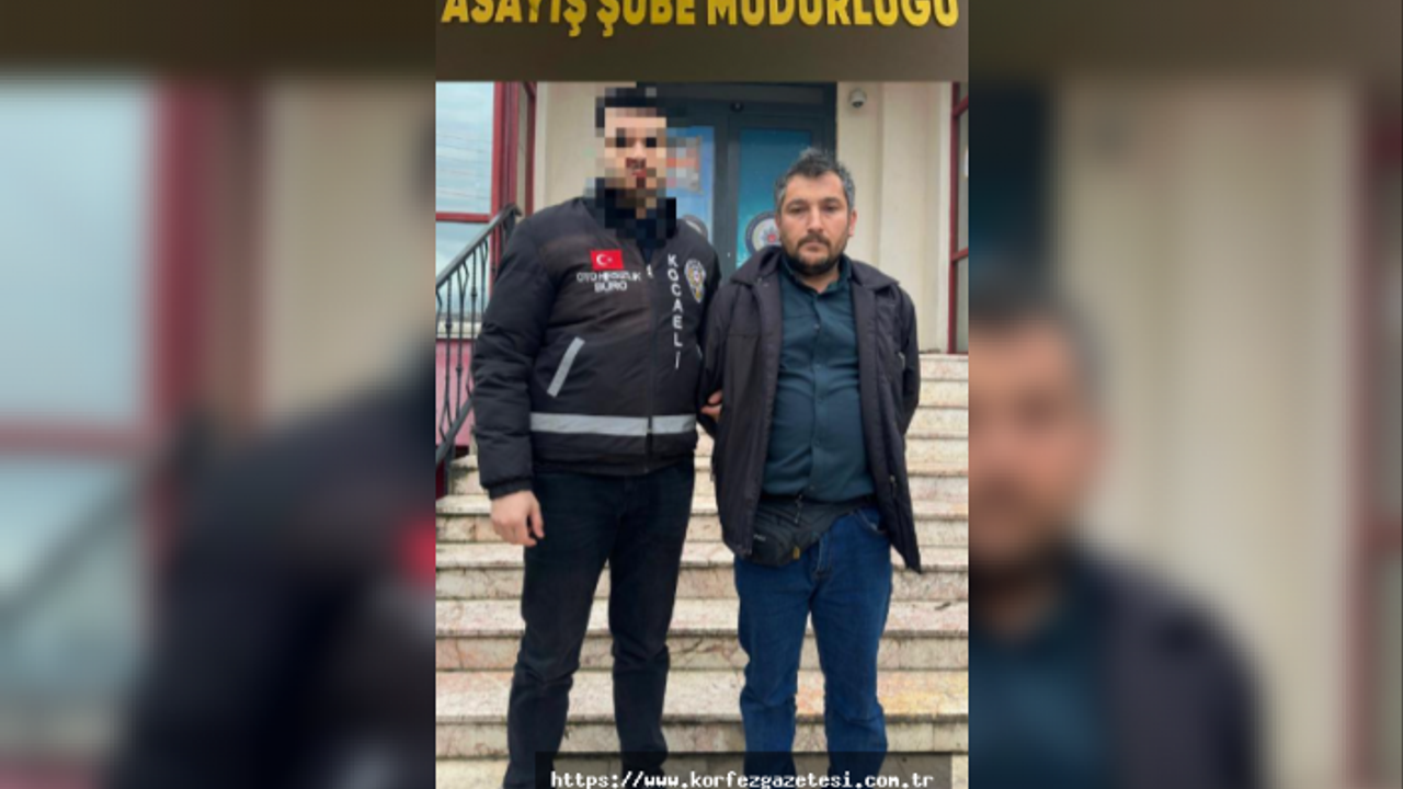 KOCAELİ EMNİYET MÜDÜRLÜĞÜ, 4 YIL6 AY HAPİS CEZASI ALAN, DOLANDIRICIYI YAKALADI