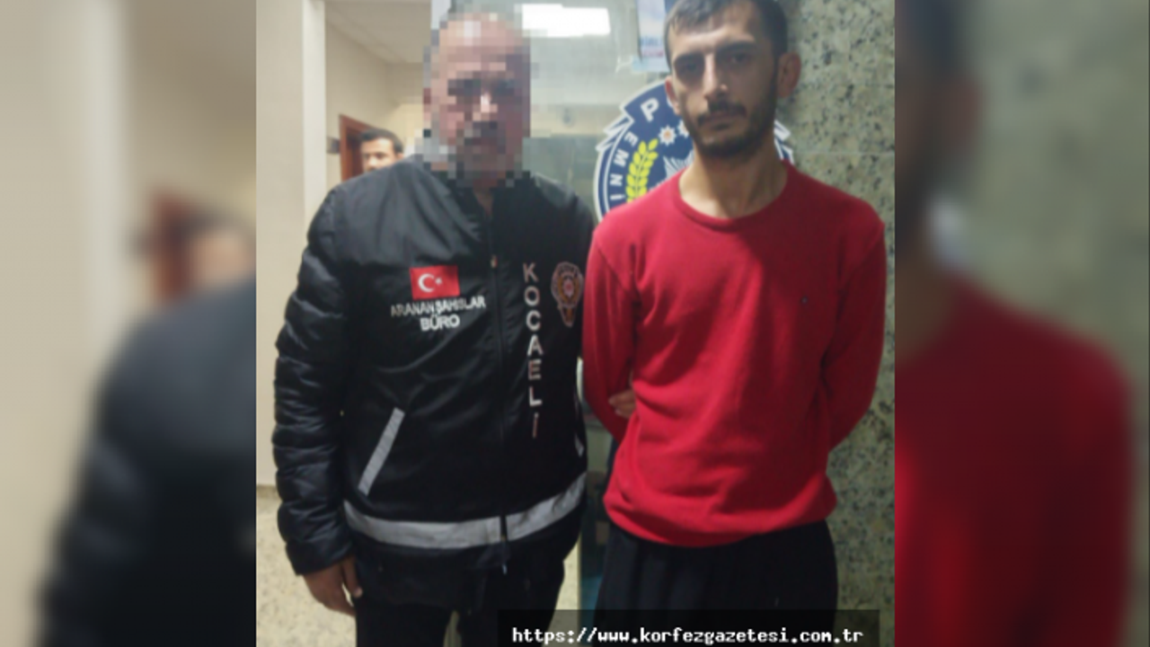 Kocaeli İl Emniyet Müdürlüğü Tarafından Aranan Şahıs Yakalandı