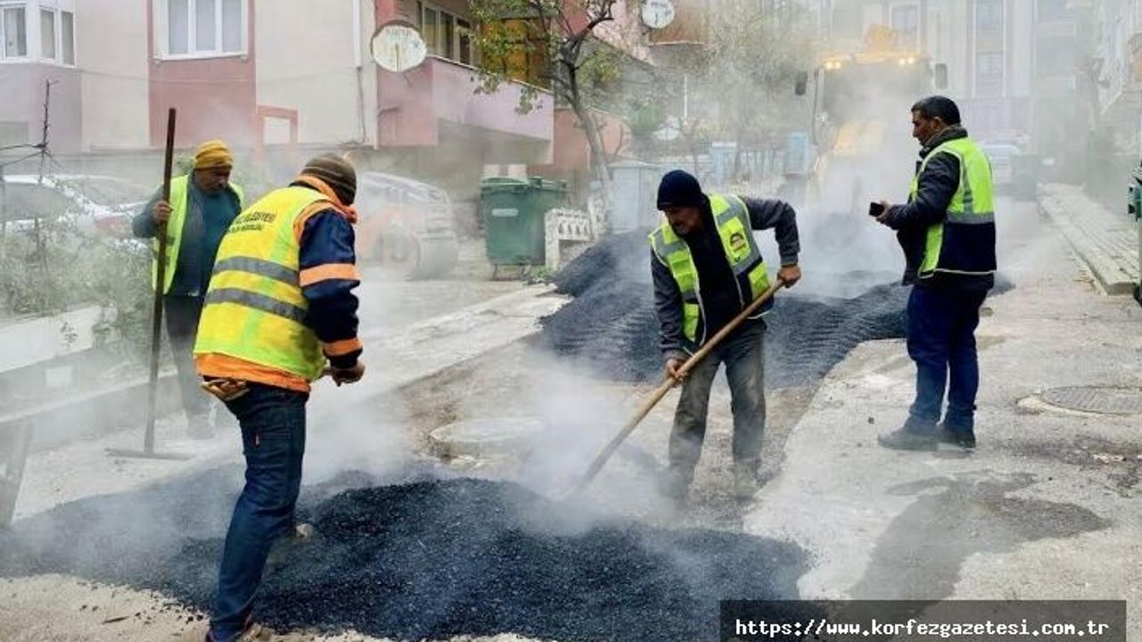 Körfez Belediyesi, Yolları Daha Güvenli Hale Getiriyor