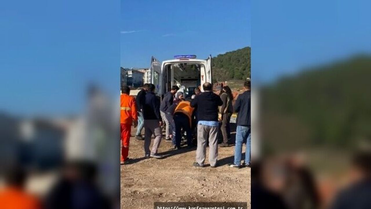 KÖRFEZ'DE, İŞÇİ ASANSÖR BOŞLUĞUNA, DÜŞTÜ!