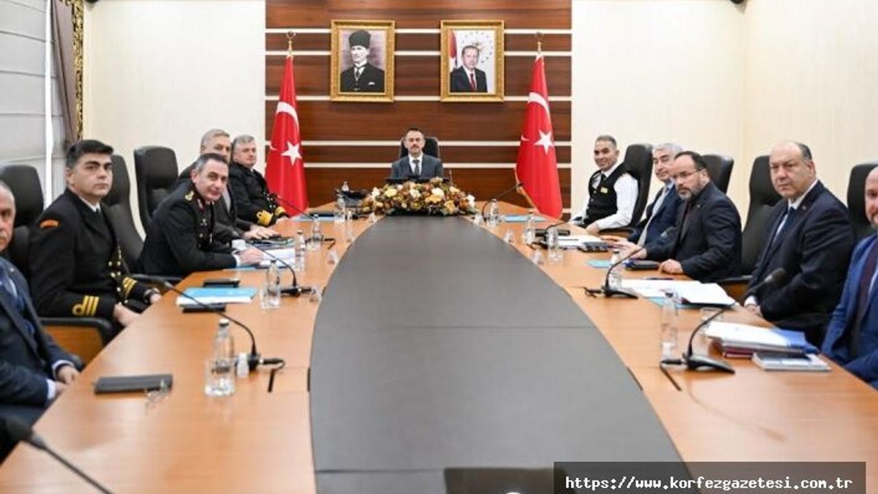 Vali İlhami Aktaş, Huzur ve Güven, Toplantısında Kararları Değerlendirdi