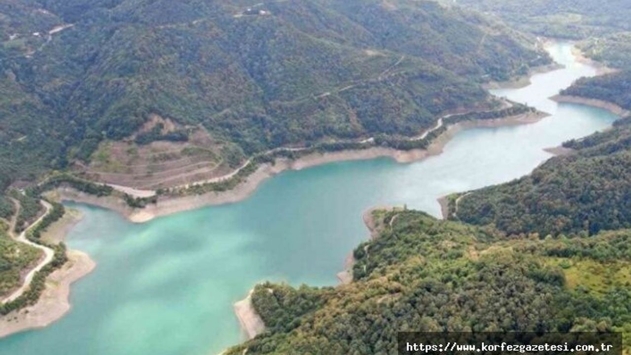 YUVACIK BARAJI'NDA, SU SEVİYESİ ARTIYOR