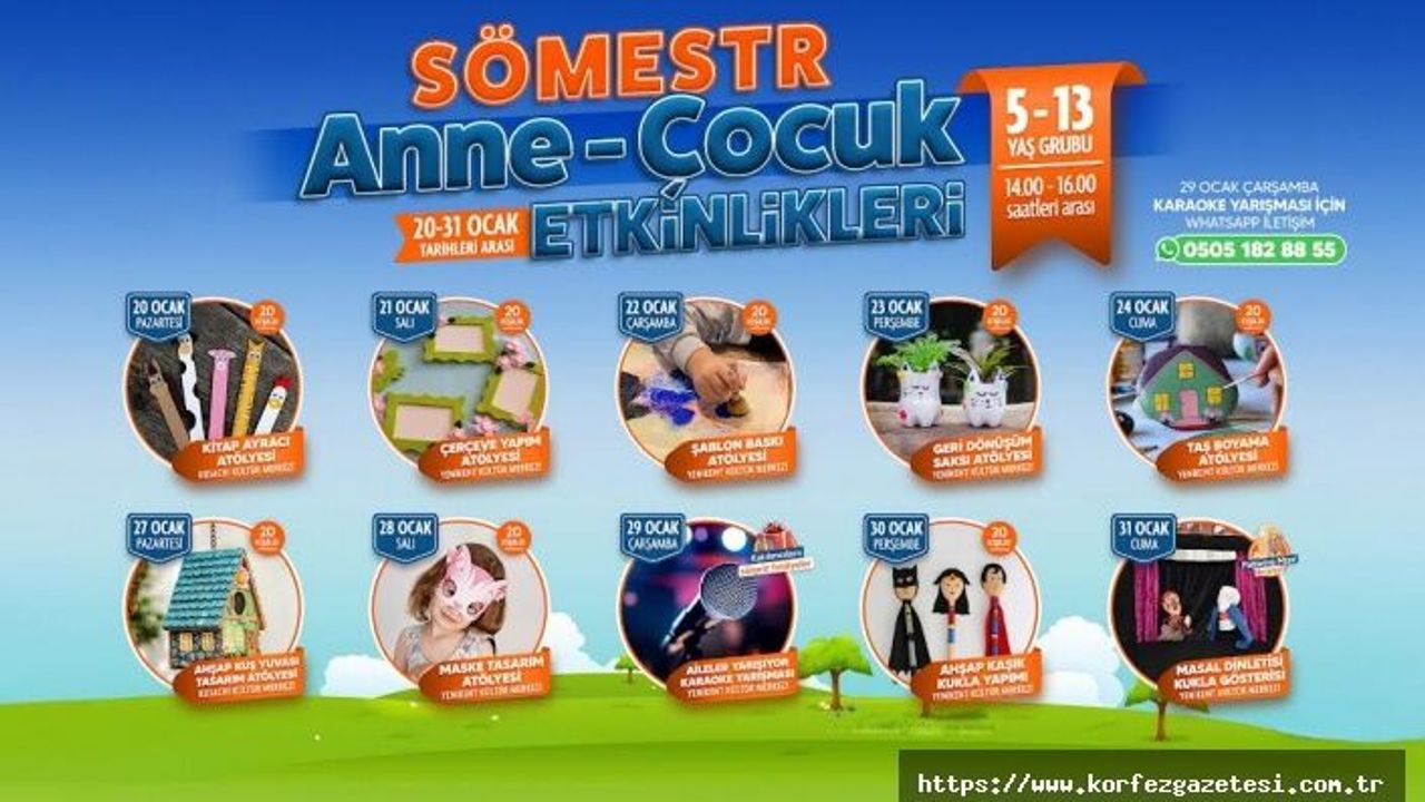 DERİNCE BELEDİYESİNDEN, ÖĞRENCİLERE SÖMESTR ETKİNLİĞİ