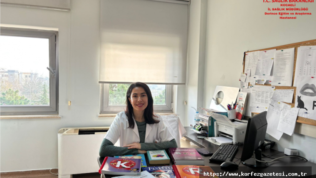Dil ve Konuşma Terapisti Şükran BİRCAN Derince Eğitim ve Araştırma Hastanesinde