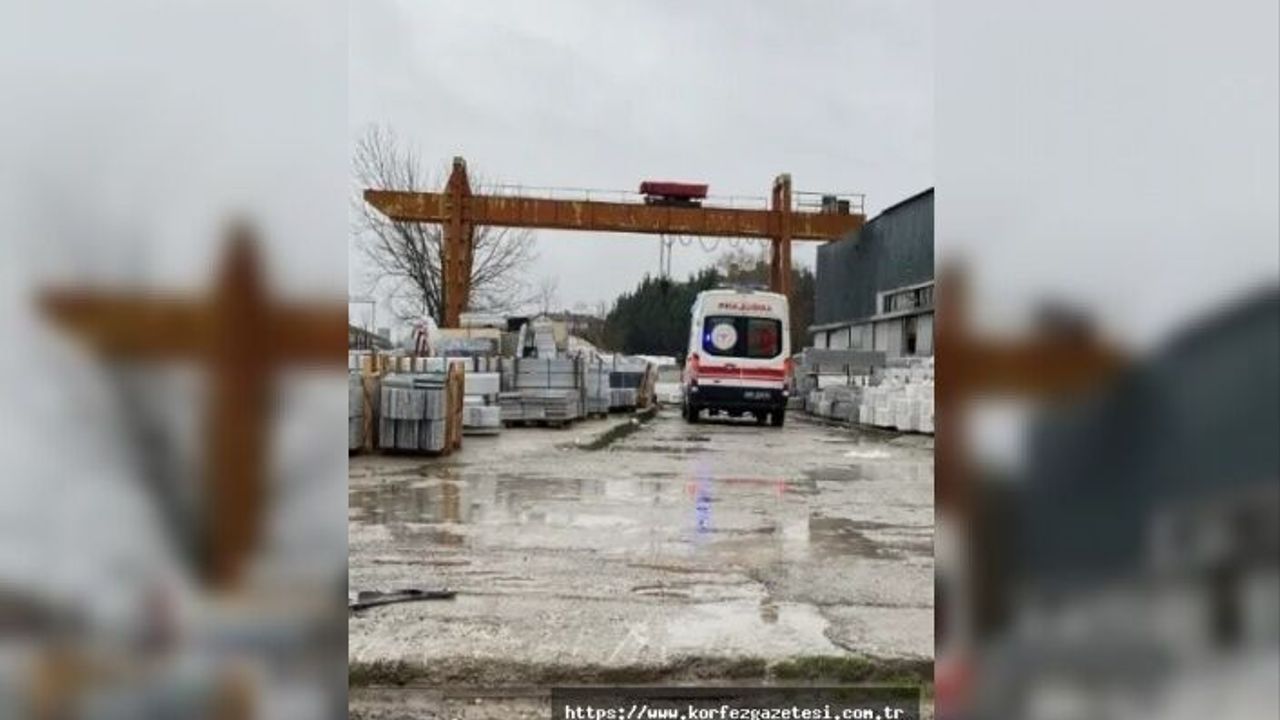 KARTEPE İLÇESİNDE, VİNÇTEN DÜŞEN İŞÇİ HAYATI KAYBETTİ