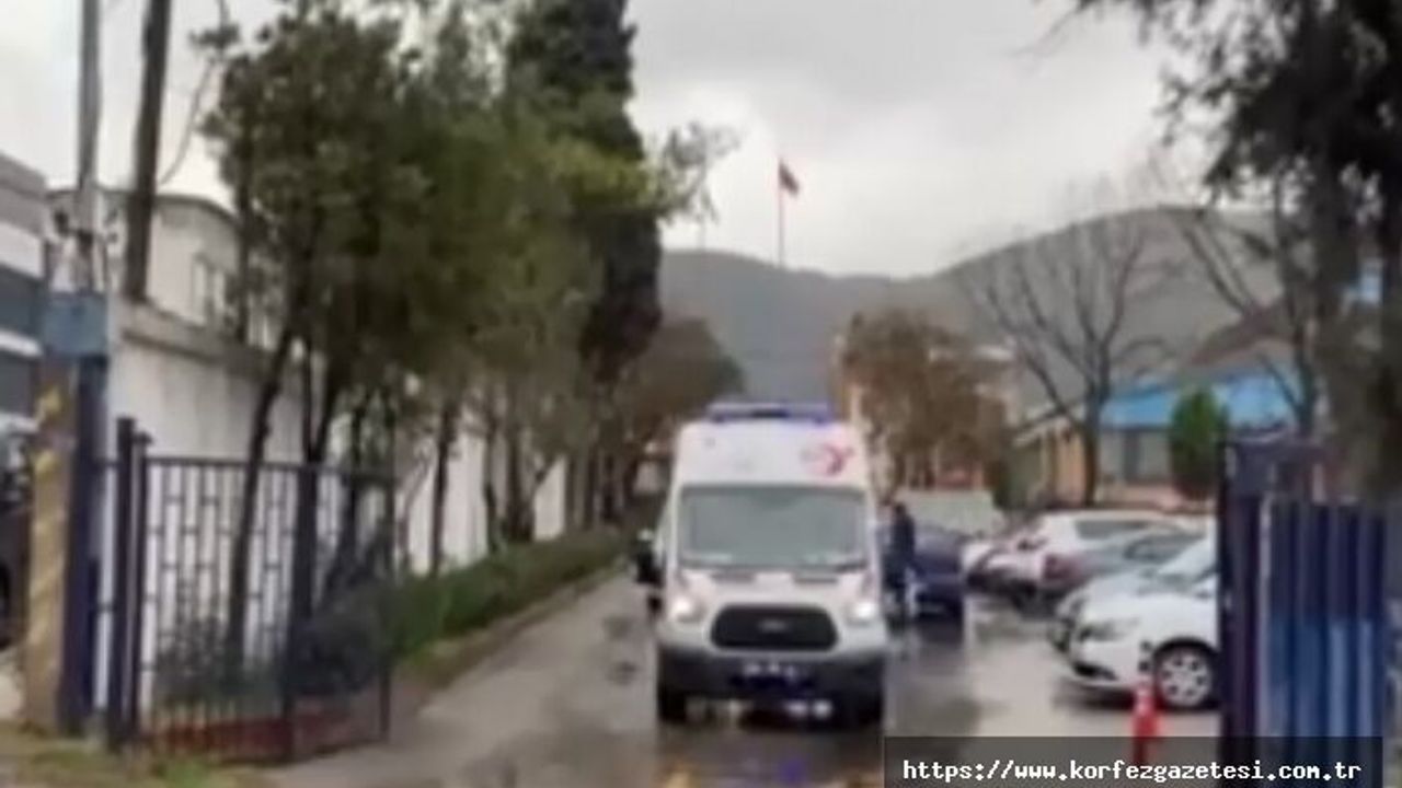 KOCAELİ'NİN KÖRFEZ İLÇESİNDE FABRİKADA İŞÇİ YARALANDI