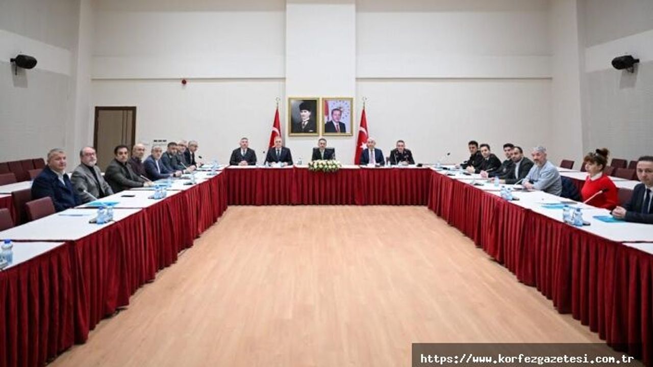 Vali İlhami Aktaş Başkanlığında, İl Spor Güvenliği Toplantısı Yapıldı