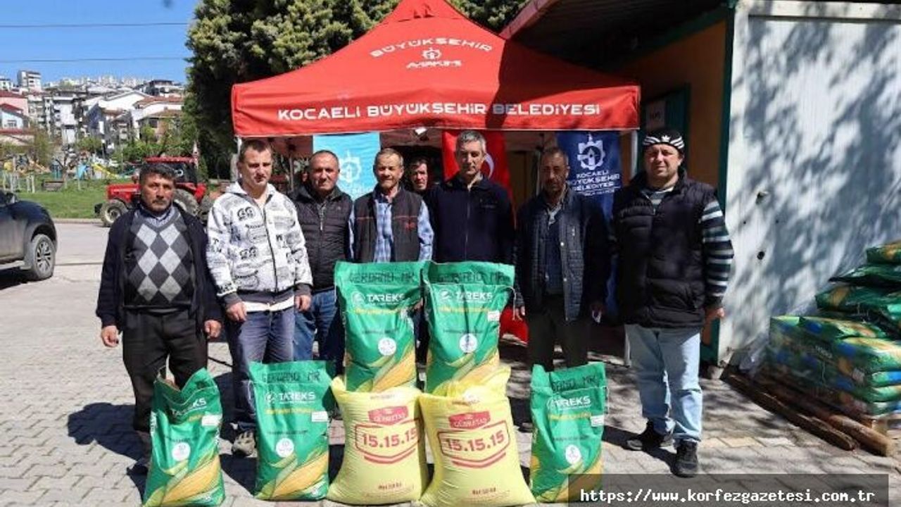 KOCAELİ BÜYÜKŞEHİR BELEDİYESİ, ÇİFTÇİLERE DESTEK PROJESİNİ GERÇEKLEŞTİRİYOR