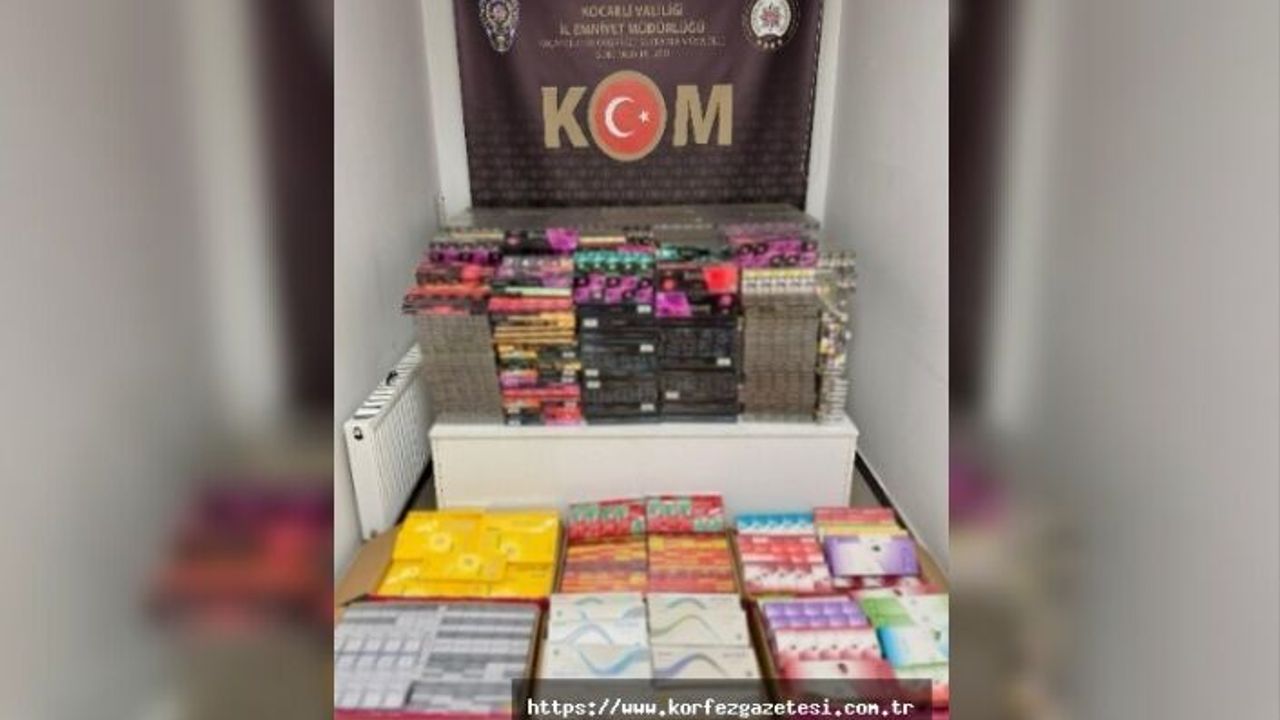 İzmit'te Kaçak Sigara Operasyonu!