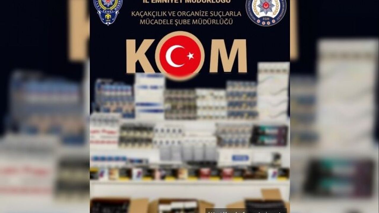 Kocaeli Kaçakçılık ve Organize Suçlarla Mücadele Müdürlüğünden operasyon