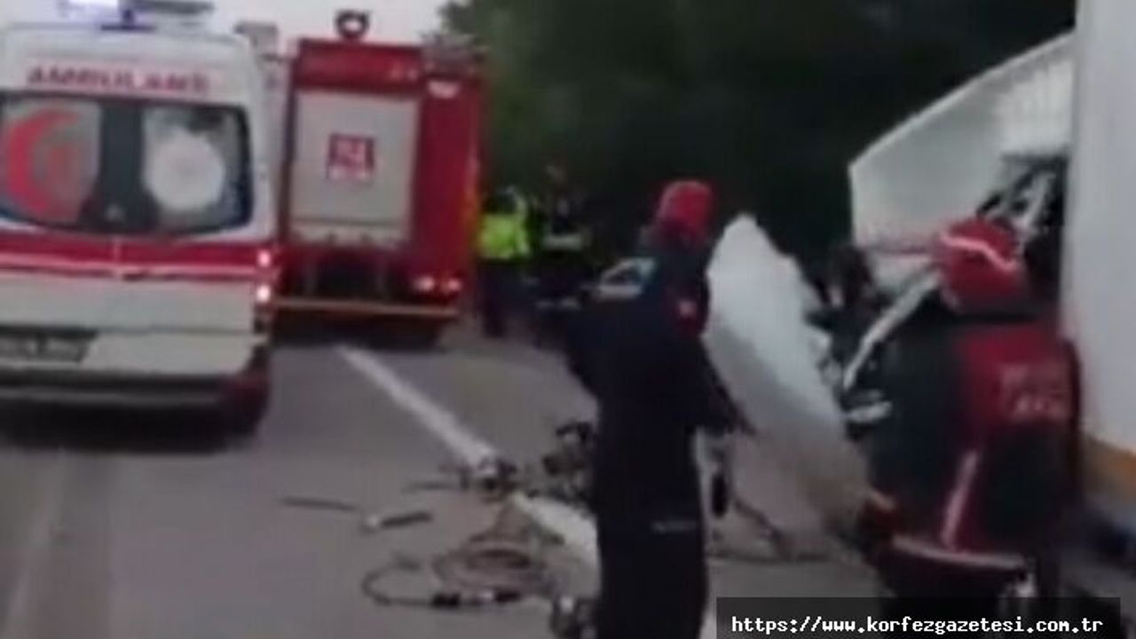 TIRA ARKADAN ÇARPAN KAMYON SÜRÜCÜSÜ HAYATINI KAYBETTİ