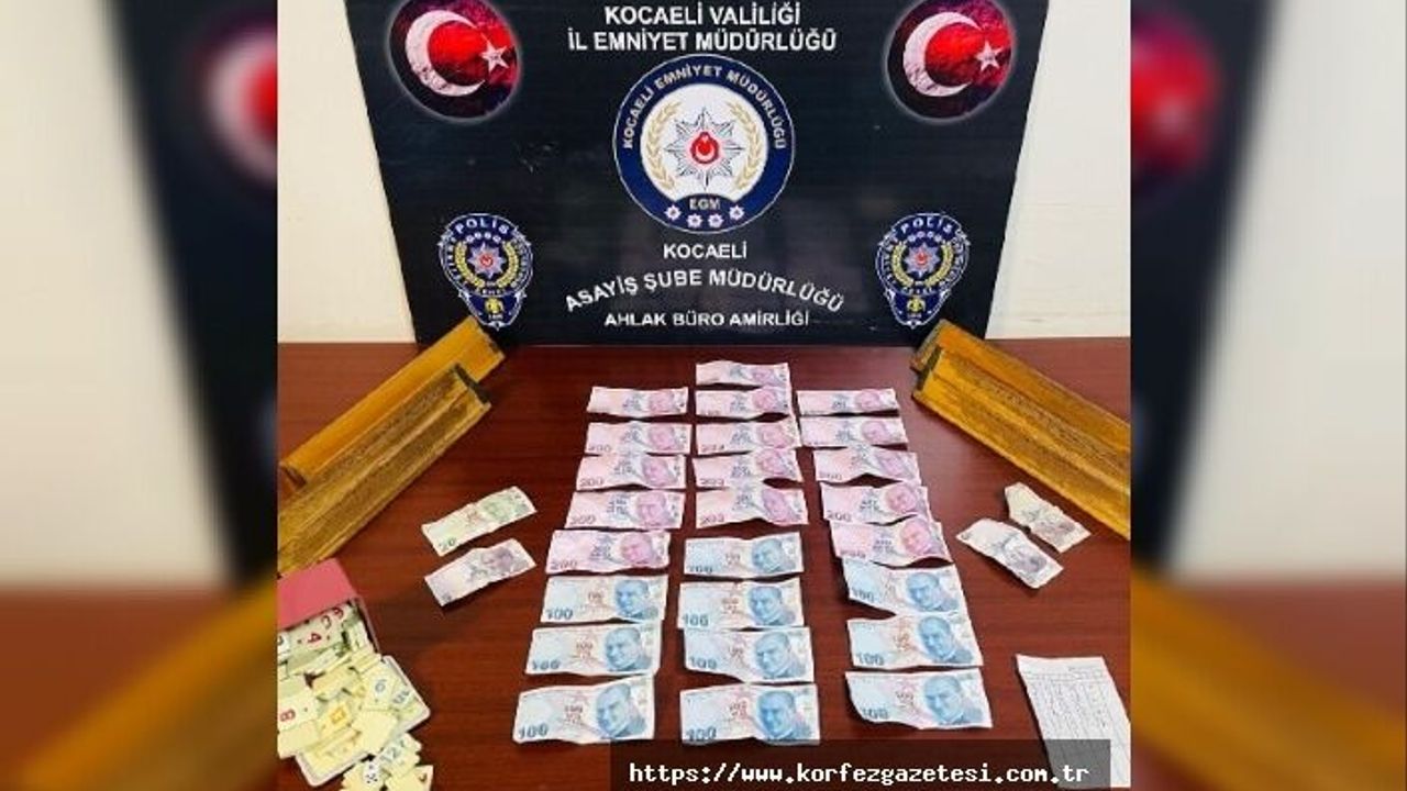 İzmit’te Dernek Lokalinde Kumar Operasyonu
