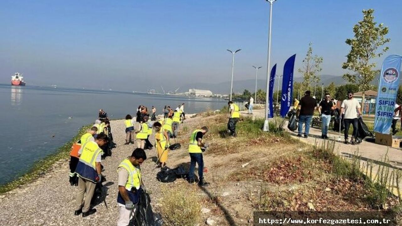 Körfez Belediyesi’nden Kıyı Temizliğine Örnek Proje