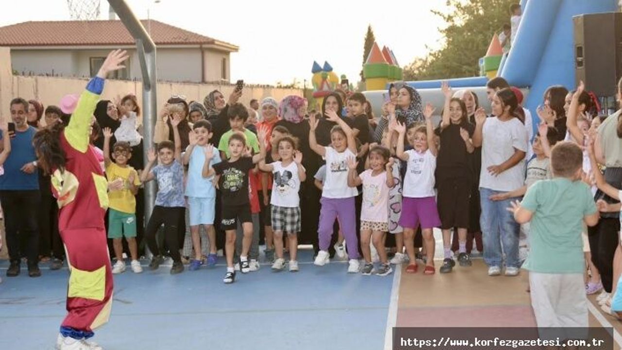 Körfez’de Mahalle Şenlikleri Miniklere Tatil Coşkusu Yaşatıyor