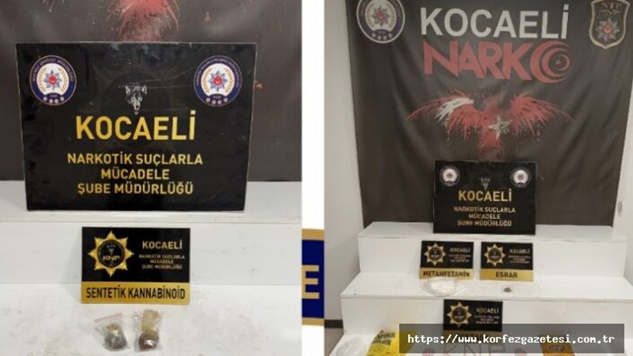 Kartepe ve Körfez’de Uyuşturucu Operasyonu: 2 Şüpheli Tutuklandı