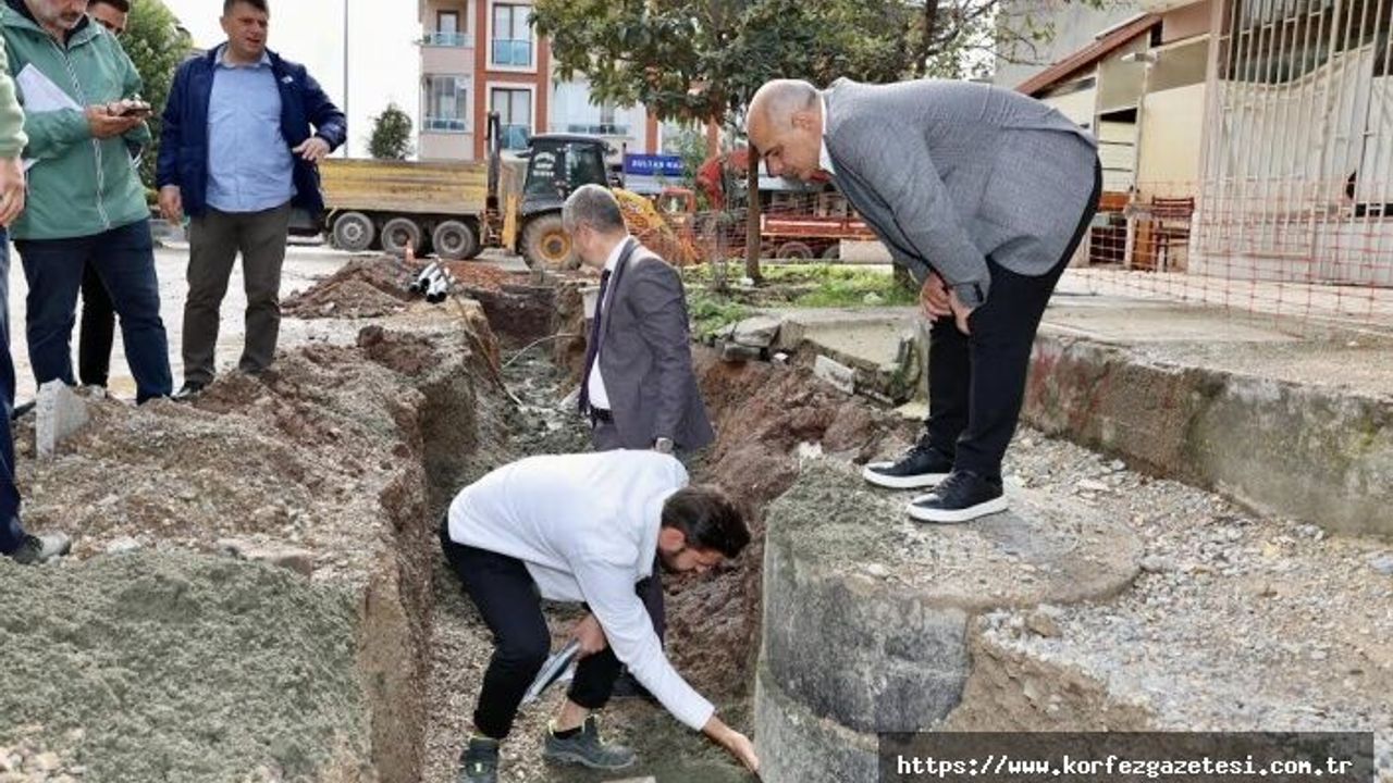 Başkan Söğüt Mimar Sinan Mahallesi’nde Altyapı Çalışmalarını İnceledi