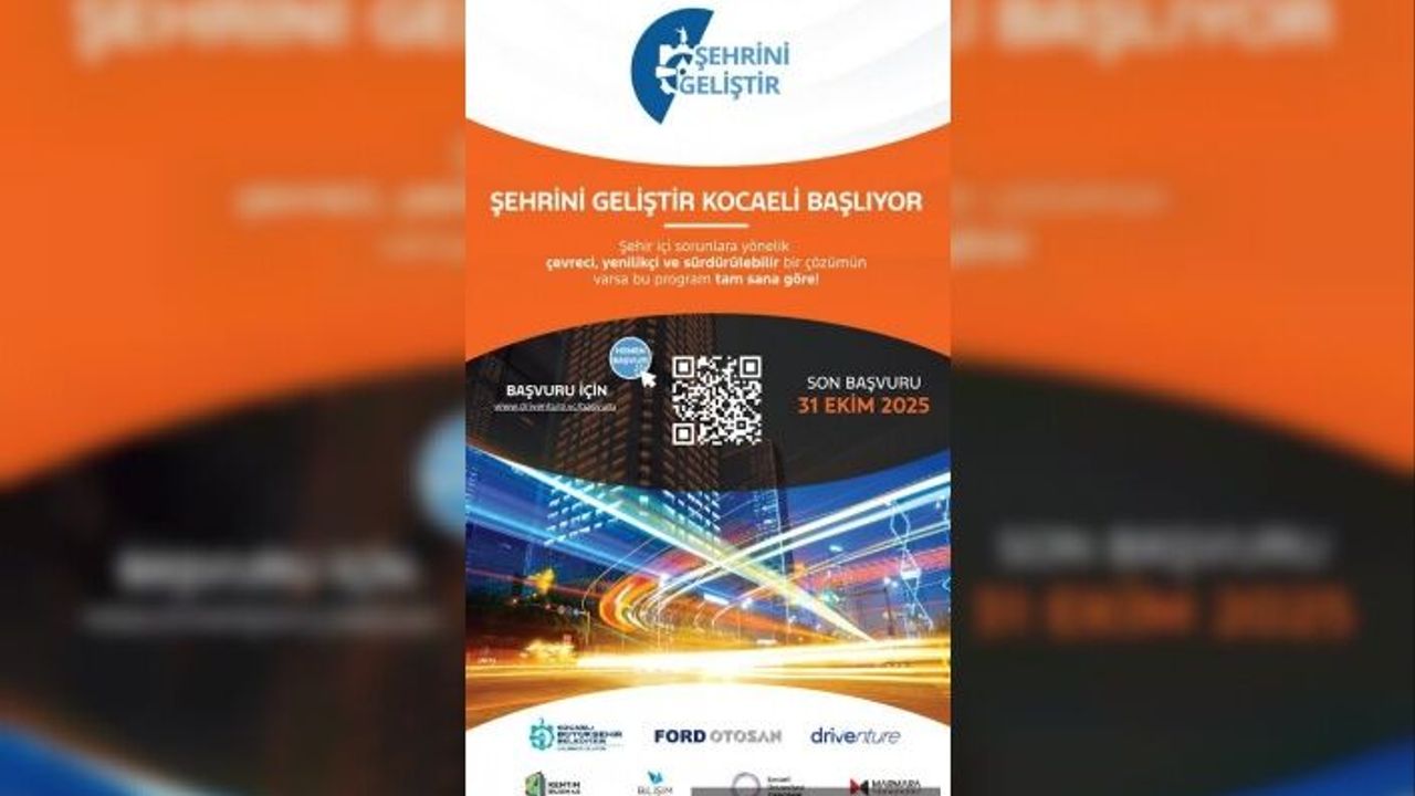 Şehrini Geliştir Kocaeli ile Akıllı Ulaşım Fikirlerine Destek