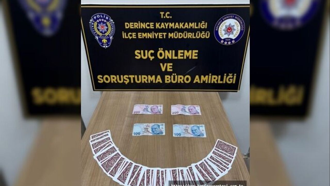 Derince’de Kumar Operasyonu: 6 Şüpheli Hakkında İşlem Başlatıldı