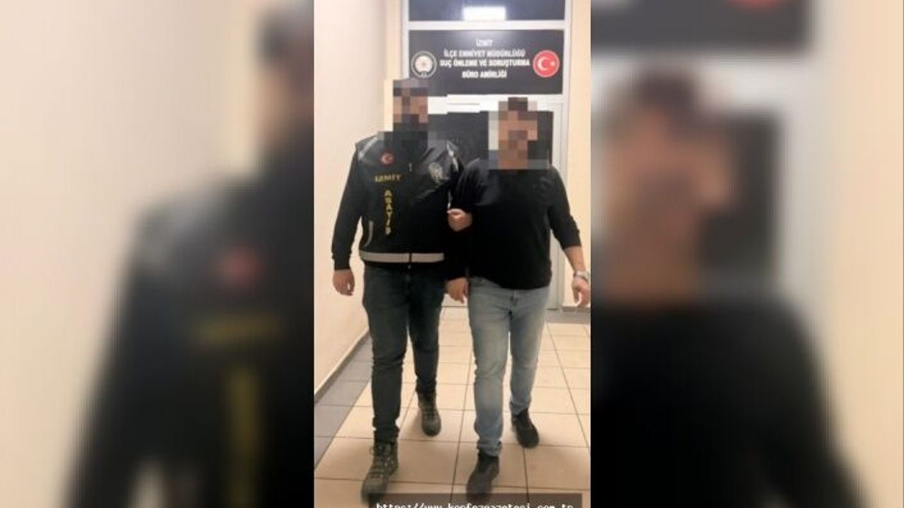 İzmit’te Kesinleşmiş Hapis Cezalı Şahıs Yakalandı