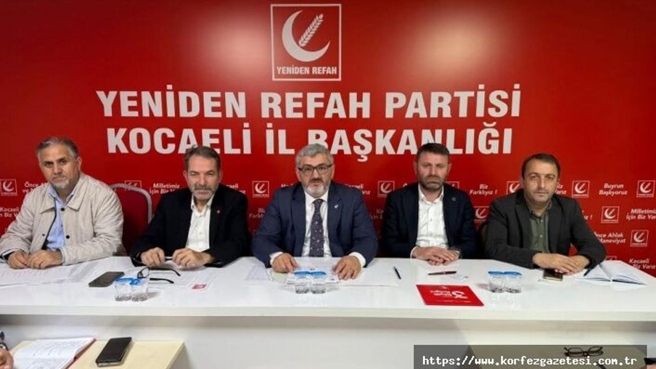 Kocaeli’de Yeniden Refah İl Yönetim Kurulu Toplantısı