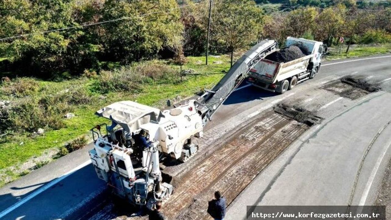 Körfez’de Ulaşım Konforu İçin Yoğun Yol Bakım Mesaisi