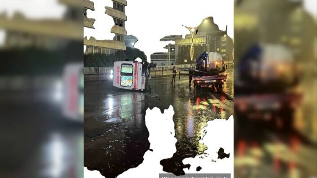 İzmit’te, Ambulans Kazası: 6 Yaralı