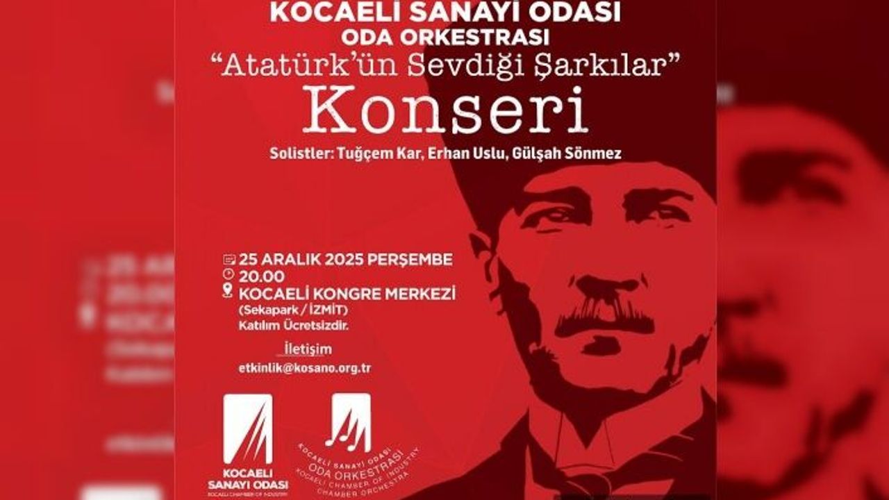 KSO’dan “Atatürk’ün Sevdiği Şarkılar” Konseri