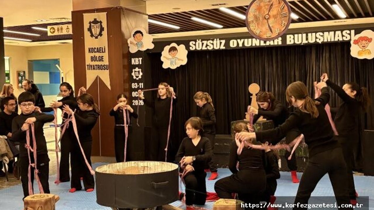 Kocaeli’de Çocuk ve Genç Oyuncular Festivalde Buluştu