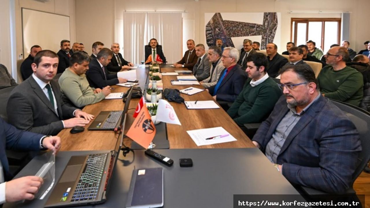  Derince Liman Bağlantı Yolu İçin Altyapı Koordinasyon Toplantısı