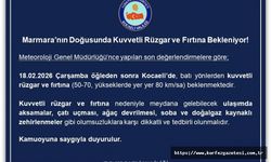 Kocaeli’de Kuvvetli Rüzgar ve Fırtına Uyarısı
