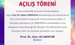 GTÜ’de Kuantum ve Motor Teknolojilerinde İki Büyük Açılış
