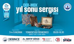 DER-MEK Kursiyerlerinden Yıl Sonu Sergisi Heyecanı