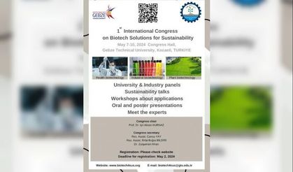 "1. Uluslararası Sürdürülebilirlik için Biyoteknoloji Çözümleri Kongresi"