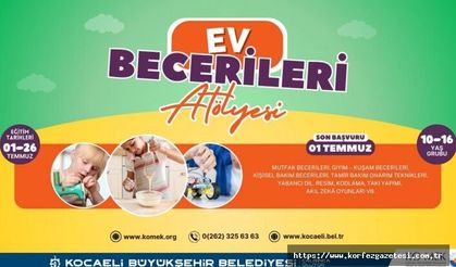 KO-MEK, Gençlere, çeşitli ev becerileri öğretecek