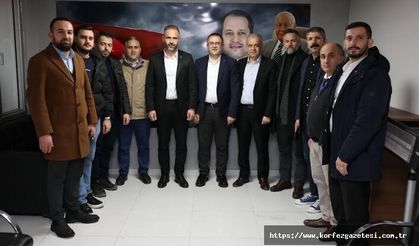 BAŞKAN GÖKÇE, MHP VE YRP İLÇE TEŞKİLATLARINA, NEZAKET ZİYARETİ GERÇEKLEŞTİRDİ