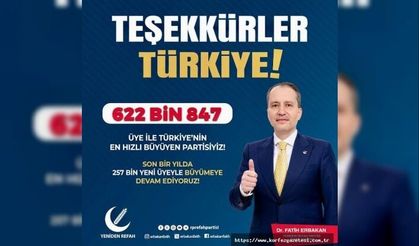 YENİDEN REFAH PARTİSİ, EN BÜYÜK 3. PARTİ