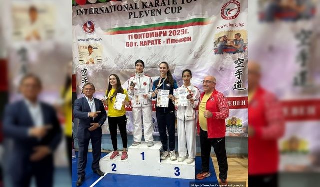 Körfezli Karateciler Bulgaristan’dan Madalyayla Döndü