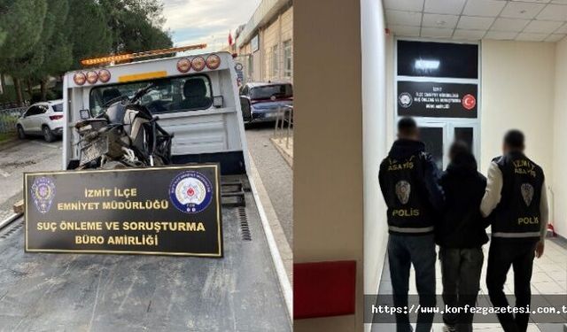 İzmit’te “Tek Teker Tehlike” Sürücüsü Yakalandı