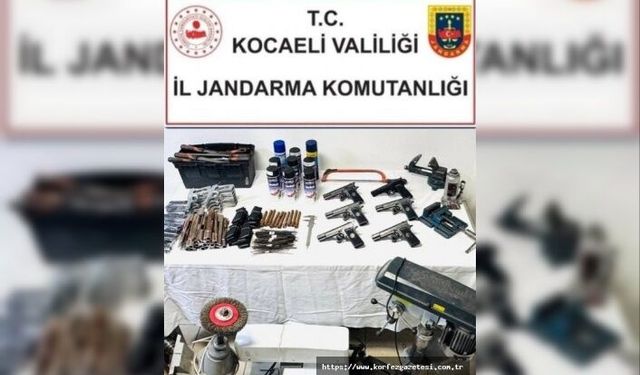 Kartepe’de Kaçak Silah Operasyonu