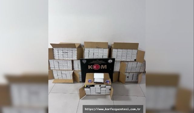 Kocaeli’de Bandrolsüz Makaron Operasyonu