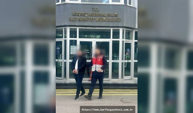 Kocaeli’de Mala Zarar Verme Suçundan Aranan Şahıs Tutuklandı