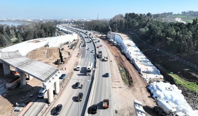 Başiskele Kavşağı Projesi’nde Yüzde 54 Tamamlandı