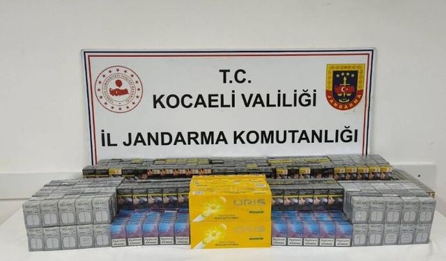 Dilovası’nda Kaçak Sigara Operasyonu: 1 Şüpheli Yakalandı