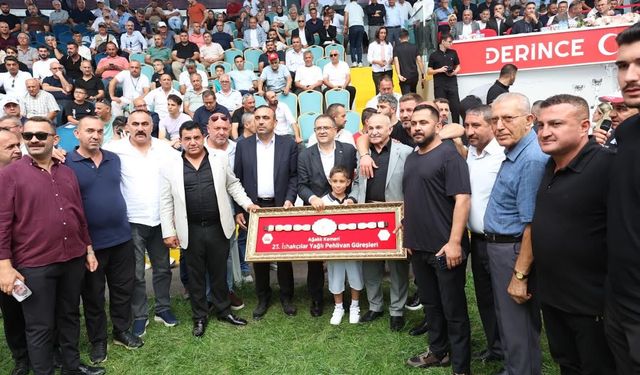 İshakçılar’da Başpehlivanlık Mücadelesi Nefes Kesti