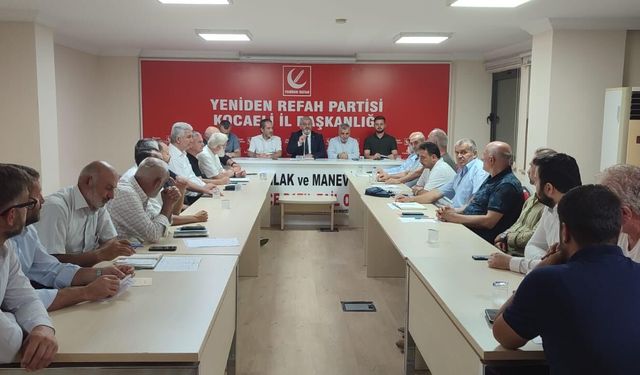 Yeniden Refah Partisi Kocaeli yangın faciası gündeme taşıdı