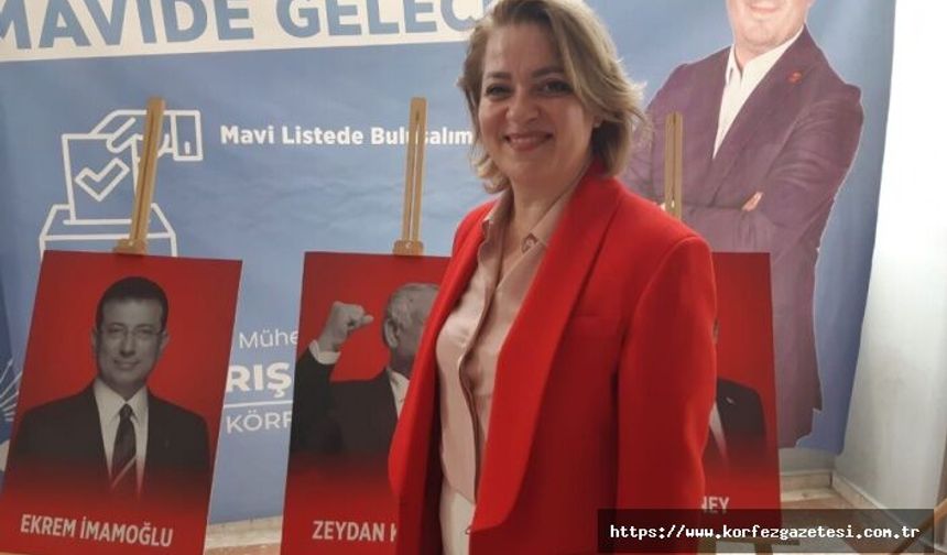 CHP Körfez’de Yeni Dönem: Yaprak Fidancı İlçe Başkanı Seçildi