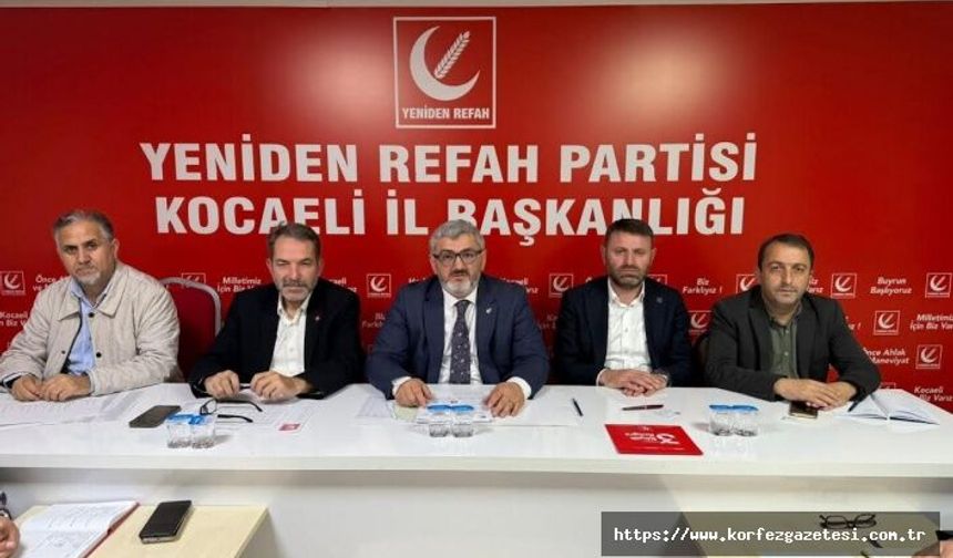 Kocaeli’de Yeniden Refah İl Yönetim Kurulu Toplantısı