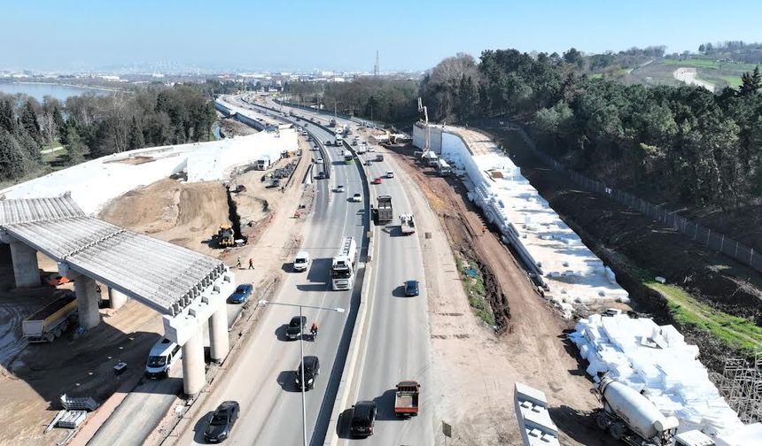 Başiskele Kavşağı Projesi’nde Yüzde 54 Tamamlandı